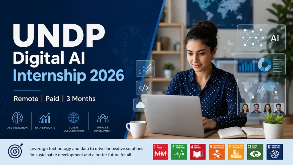 UNDP Digital AI Internship 2026 remote internship opportunity